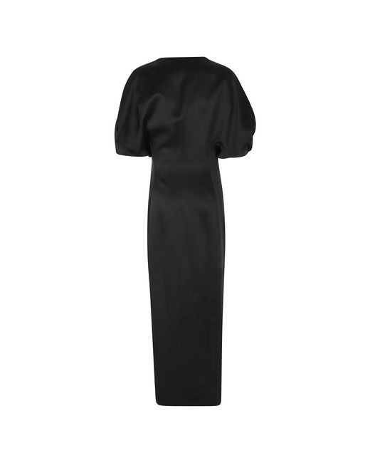 Raquel Diniz Black Wrap Dresses