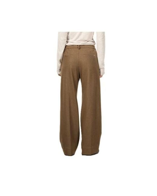 Mason's Natural Straight Trousers