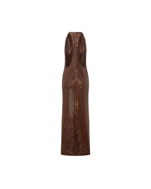 Self-Portrait Brown Maxi Dresses