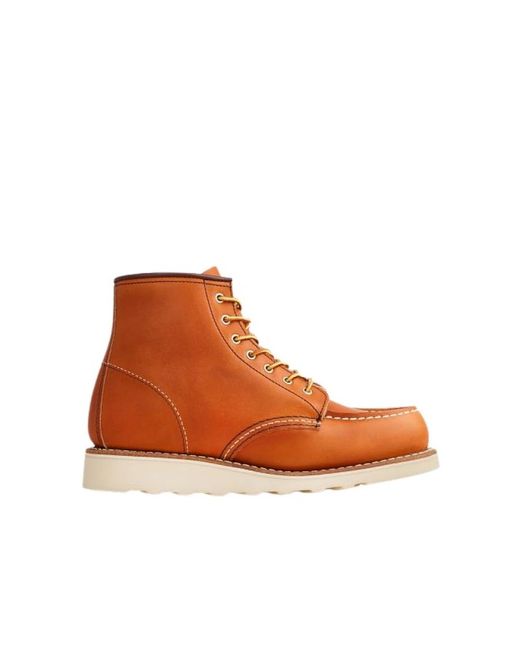 Lace-up stivali di Red Wing in Brown