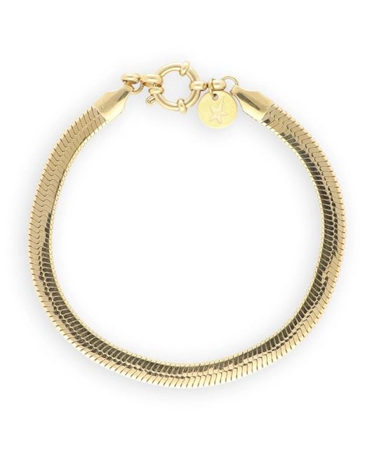 BONNIE STUDIOS Metallic Schlangenarmband