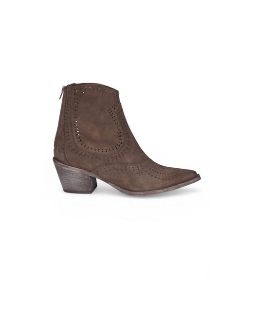 CURIOSITÉ Brown Cowboy Boots