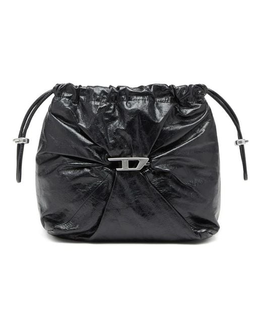 DIESEL Black Bucket Bags