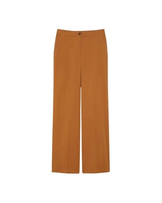 iBlues Brown Wide Trousers