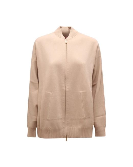Max Mara Zip-Throughs in het Natural