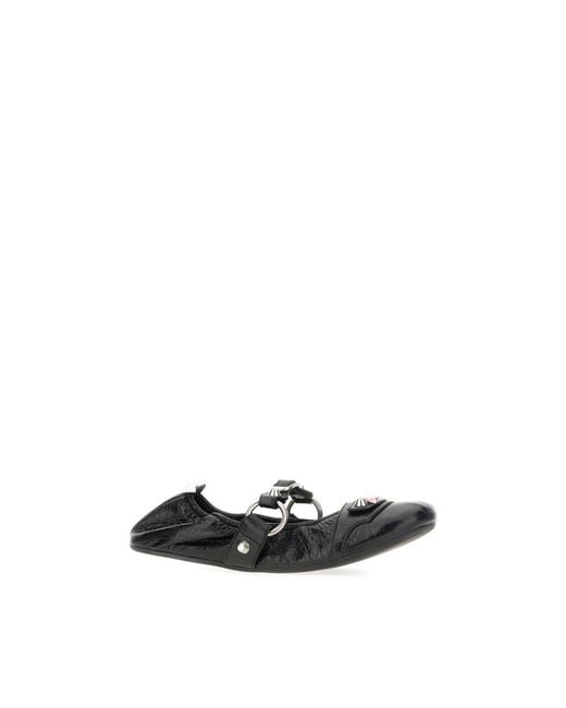 Balenciaga Black Ballerinas