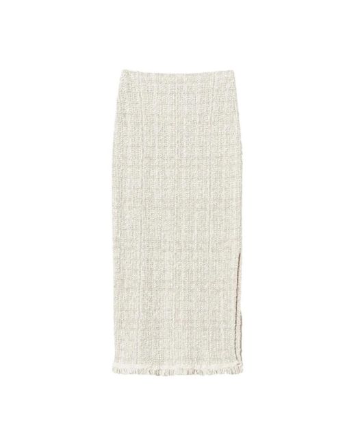 Twinset White Midi Skirts