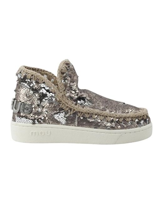 Mou Gray Winter Boots