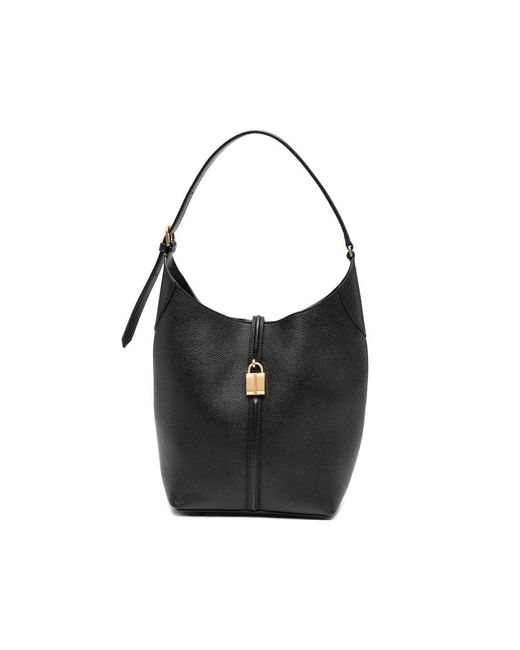 DeMellier London Black Bucket Bags
