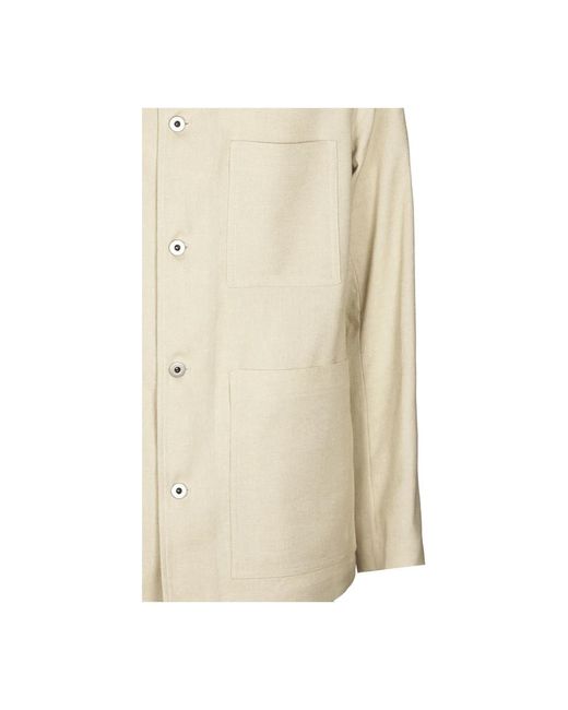 Light Jackets Hevò de hombre de color Natural