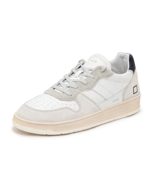 Date White Sneakers for men