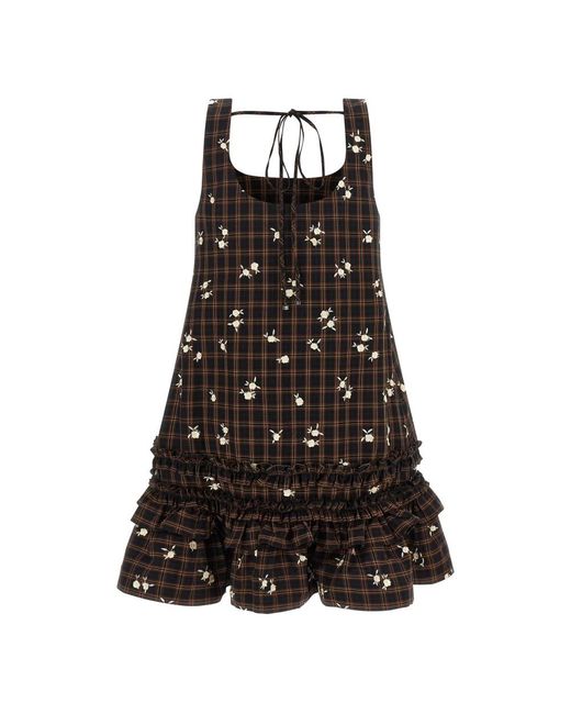 Ganni Black Short Dresses