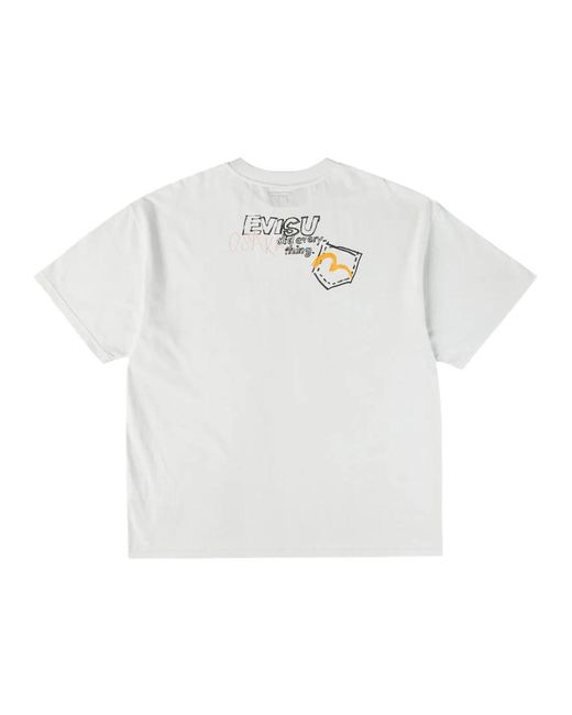 Evisu White T-Shirts for men