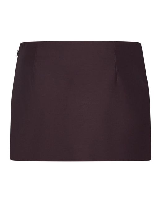 Khaite Purple Short Skirts