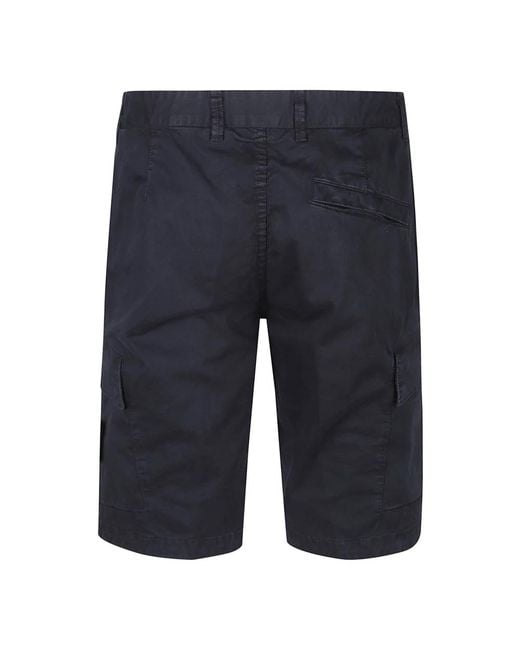 Stone Island Blue Casual Shorts for men