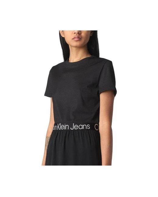 Calvin Klein Black Short Dresses