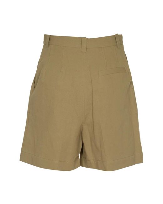 A.P.C. Green Short Shorts
