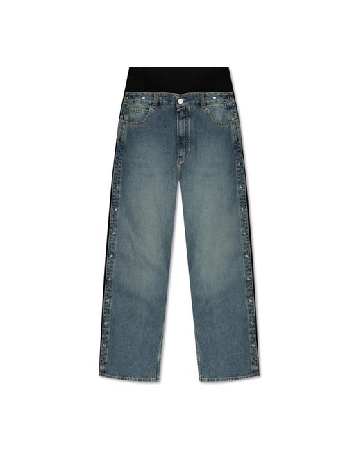 Straight Jeans Alaïa de color Blue