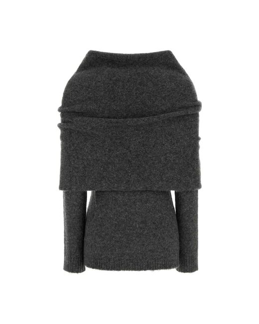 Entire studios Black Round-Neck Knitwear