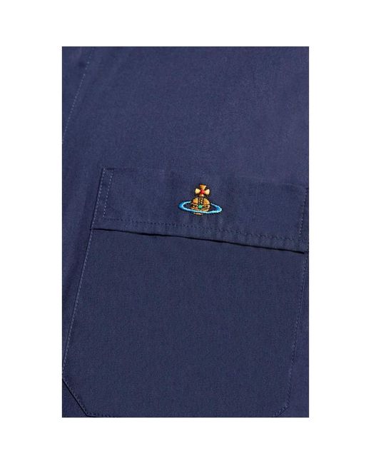 Vivienne Westwood Baumwollhemd in Blue für Herren