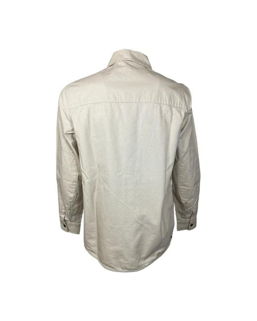 Denham Gray Casual Shirts for men