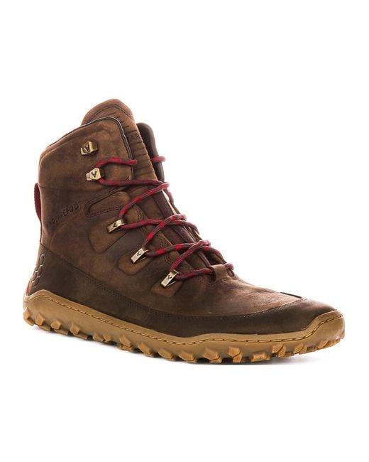 Vivobarefoot Brown Lace-Up Boots