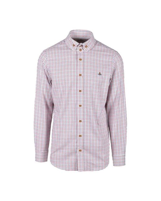 Vivienne Westwood Baumwollhemd in Purple für Herren