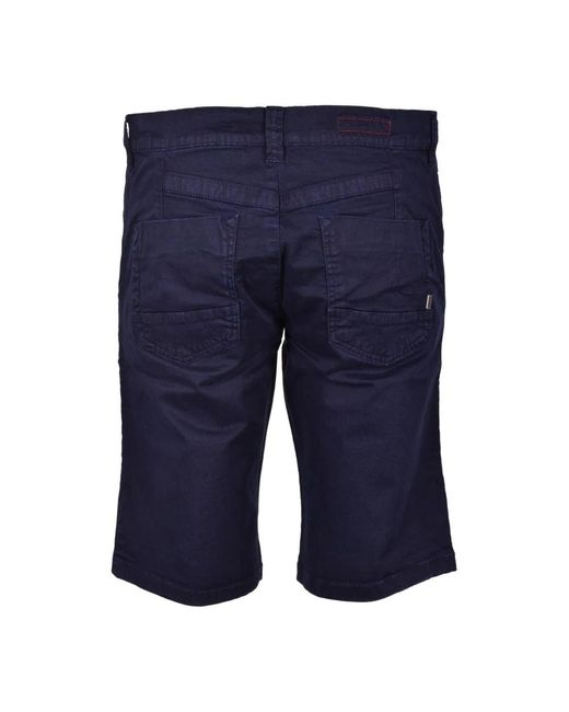 Bikkembergs Blue Casual Shorts for men