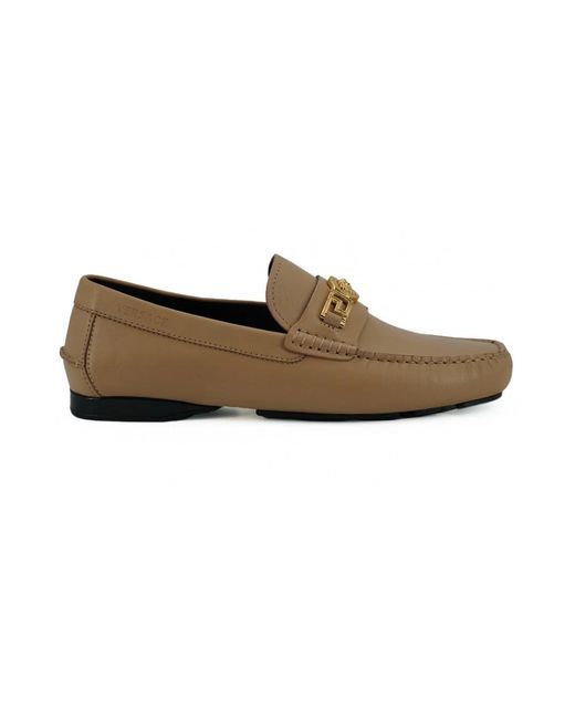 Loafers Versace de hombre de color Brown
