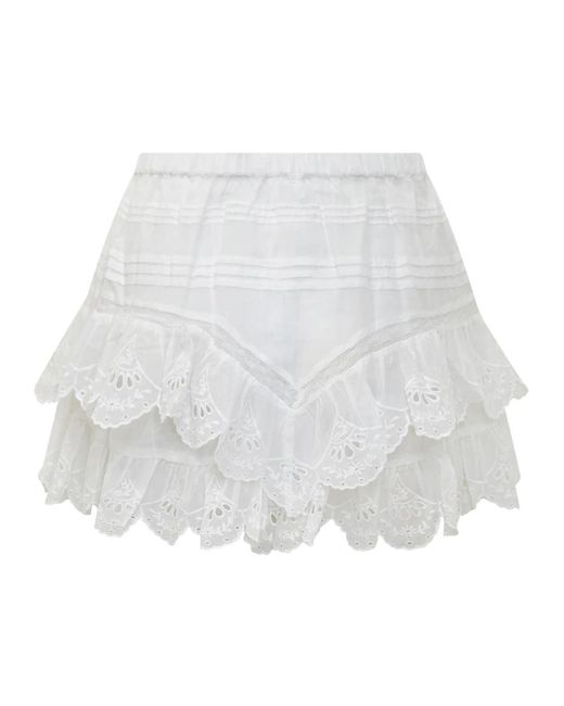 Isabel Marant White Short Shorts