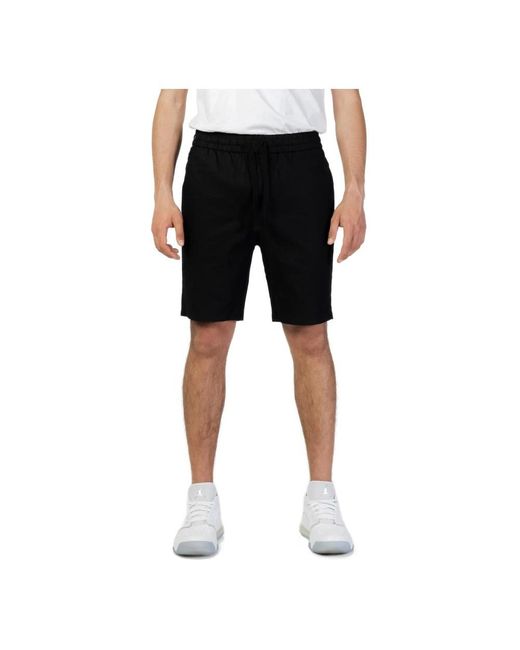 Only & Sons Black Casual Shorts for men