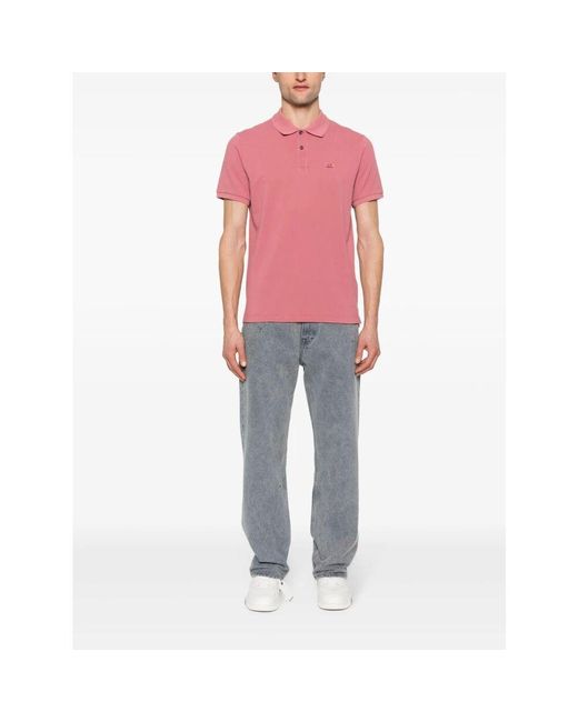 Polo Shirts di C P Company in Pink da Uomo