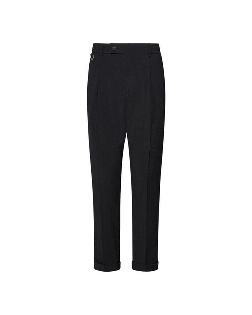 Low Brand Schwarze hose erhöht garderobe stil in Black für Herren