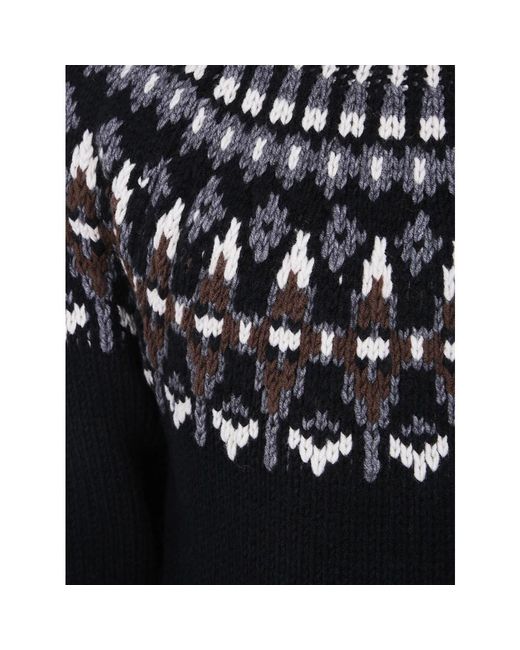 Dondup Truien & Vesten ,Veelkleurig ,Turtle Neck Sweater in het Black voor heren