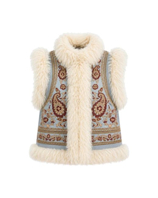 Antik Batik Pauline Vest in het Natural