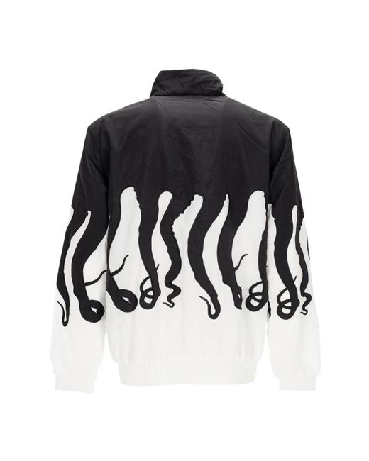 Octopus Jassen ,Veelkleurig ,Polyester Trainingsjack Wit/Zwart in het Black voor heren
