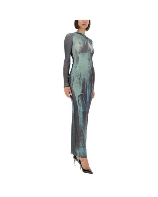 Jean Paul Gaultier Blue Maxi Dresses