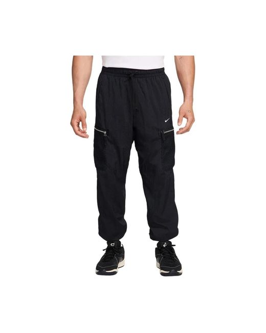 Nike Fitness ,Zwart ,Cargo Broek Voor Mannen in het Black voor heren