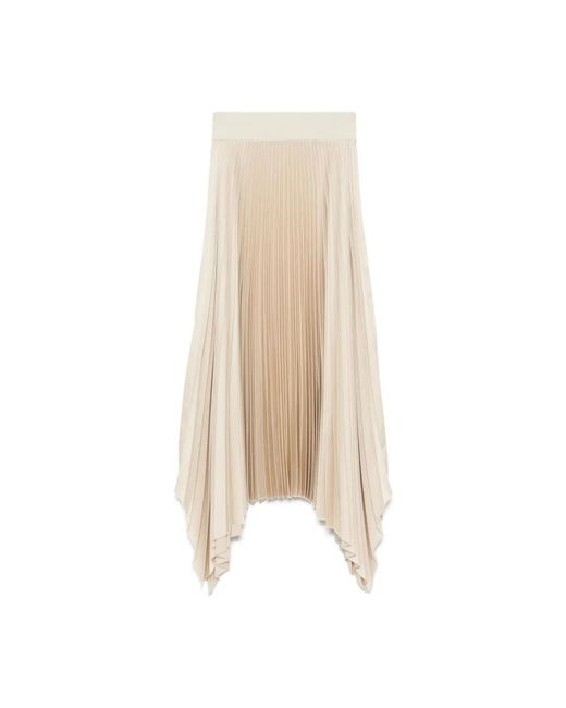 Joseph Witte Casual Midi Rok in het Natural
