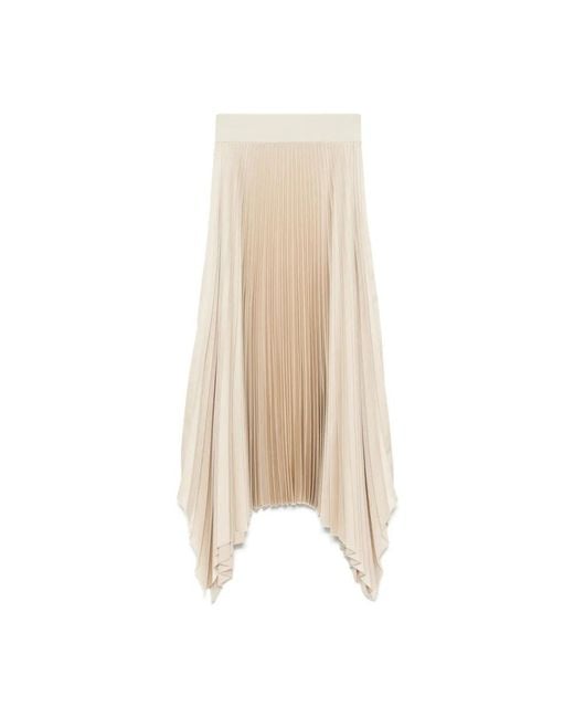 Joseph Witte Casual Midi Rok in het Natural