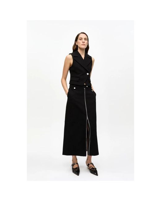 Ganni Black Maxi Skirts