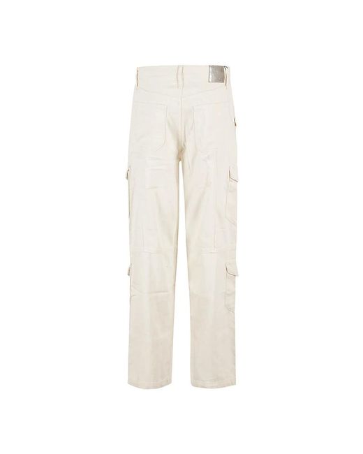 Rag & Bone White Straight Trousers