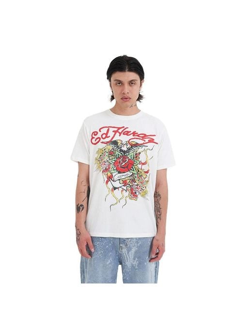 Ed Hardy White T-Shirts for men