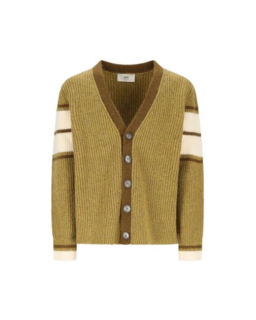AMI Green Cardigans for men