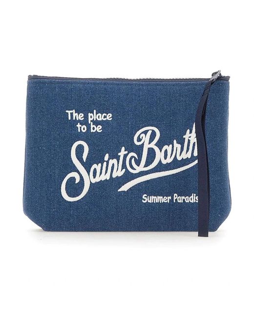 Mc2 Saint Barth Blue Clutches