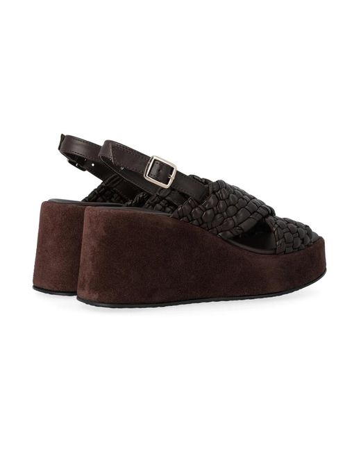 Pons Quintana Brown Wedges