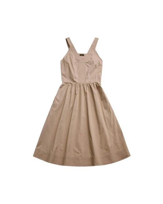 Midi Dresses Blauer de color Brown