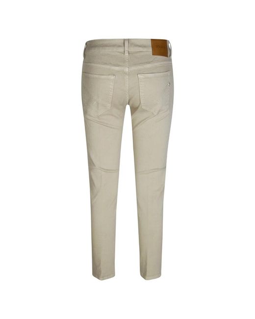 Dondup Natural Cropped Jeans