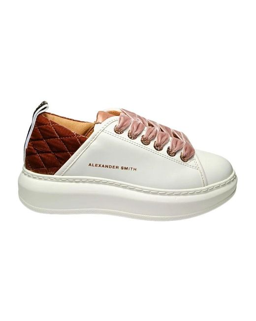 Alexander Smith White Pelle Sneaker