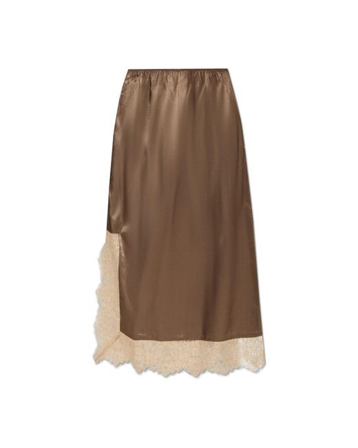 Midi Skirts Munthe en coloris Brown